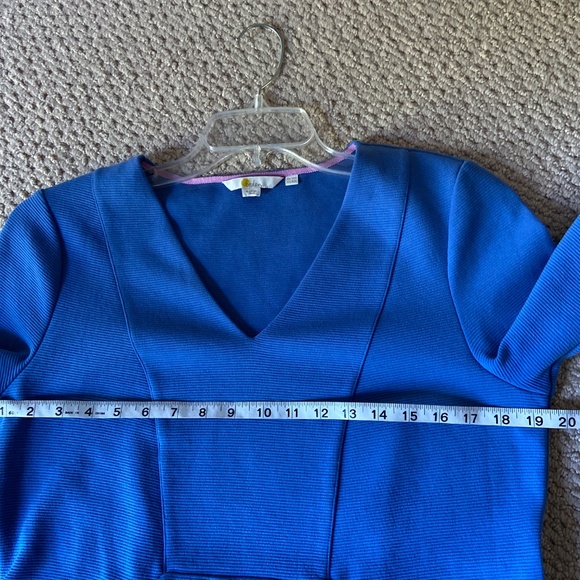 Boden Beautiful Blue Dress size 10 with Pockets Exc - Picture 6 of 9